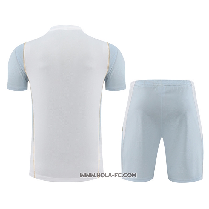 Chandal del Argelia 2023-2024 Manga Corta Blanco - Pantalon Corto